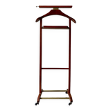 Reguitti valet on casters in dark wood