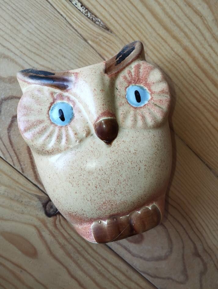 Owl vase in ceramic from Vallauris – 1960s-1970s