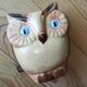 Owl vase in ceramic from Vallauris – 1960s-1970s