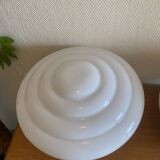 Pair of Art Deco opaline glass lampshades