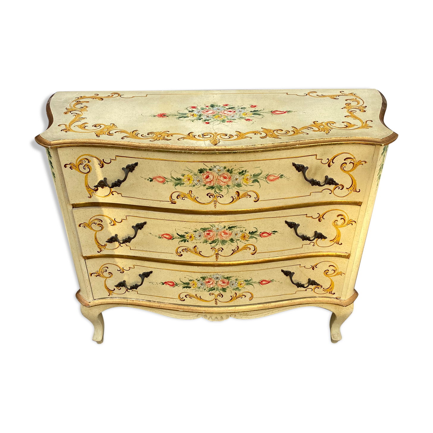 Commode vénitienne 3 tiroirs