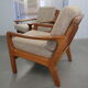 Pair of danish armchairs from the 60s in teak