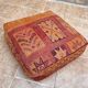 Handmade Berber Kilim pouf, floor cushion