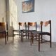 Set 4 chaises italiennes Gianfranco Frattini