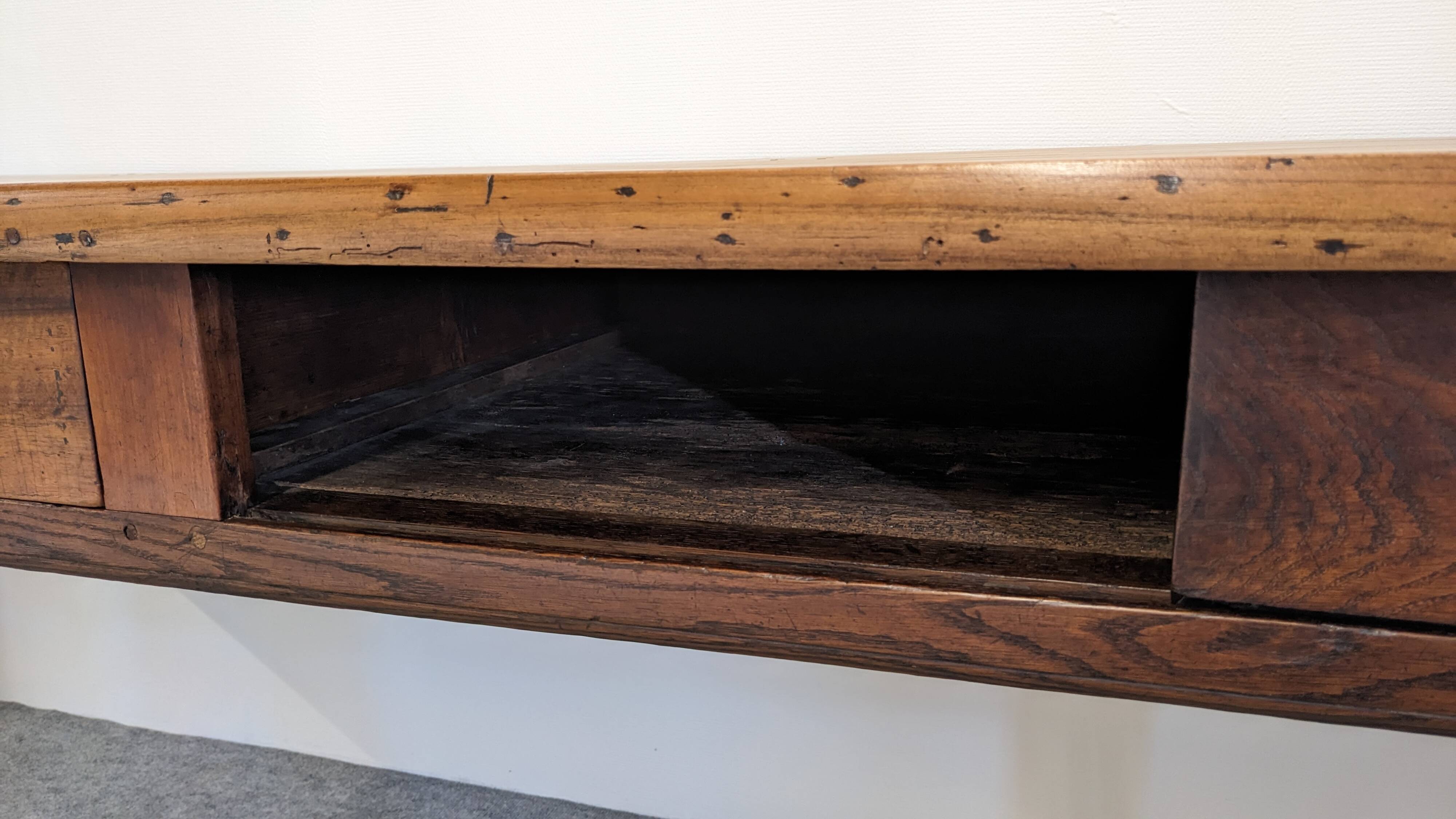 18th century Bresse farmhouse table in cherry wood