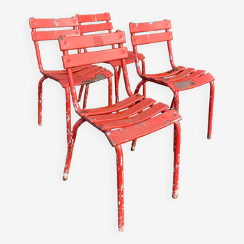 Chaises bistrot fer