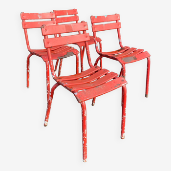 Iron bistro chairs