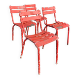 Iron bistro chairs