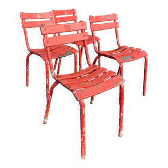 Iron bistro chairs