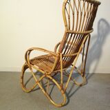 Wicker armchair