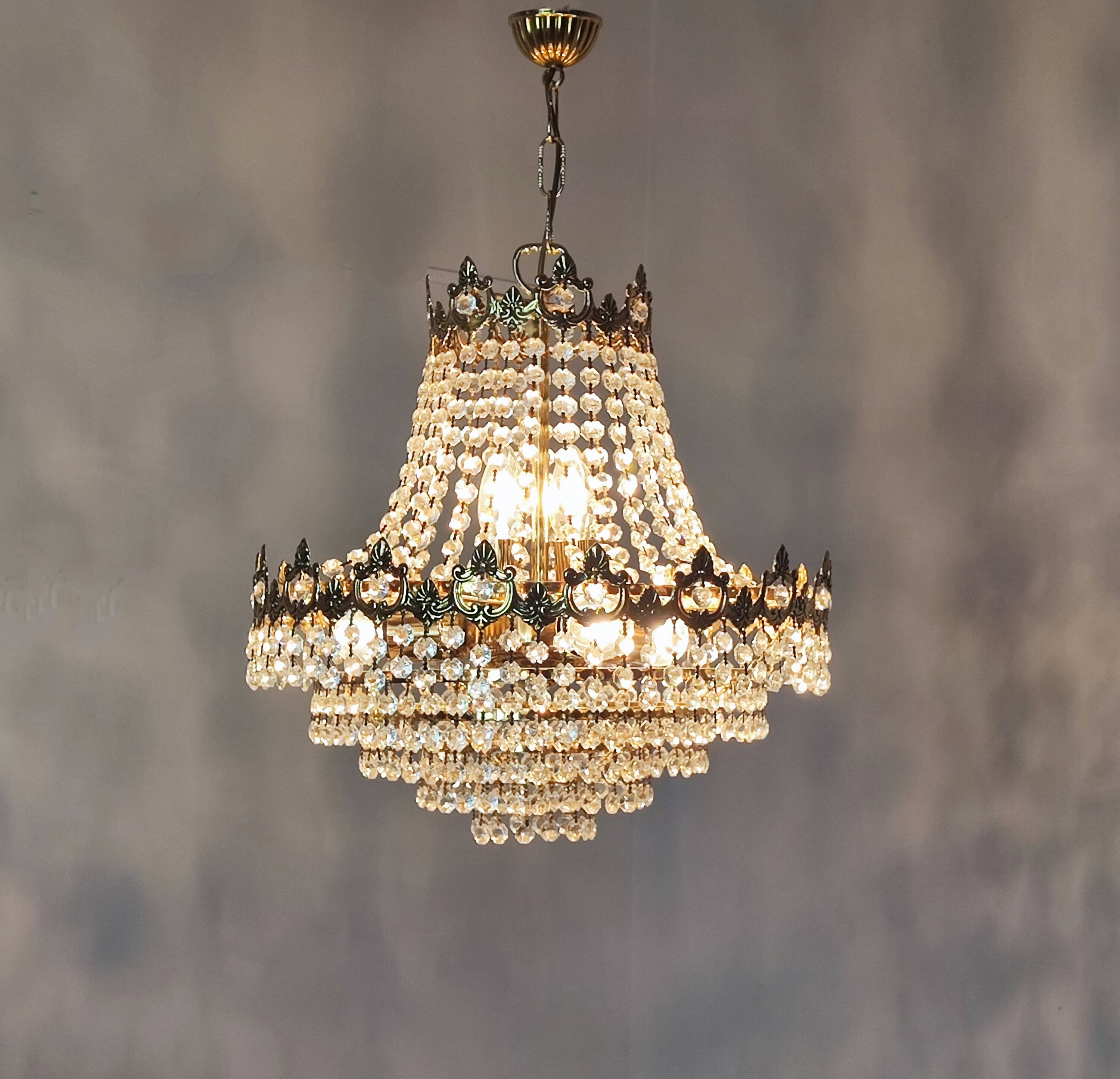 5-light tassel chandelier