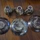 Lot de 3 tasses et soucoupes Morvan.