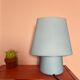 Lampe flore verre opaline Habitat 1990