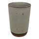 Danish Palshus small ceramic vase, Beige Gray Glaze, 1960s