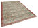Turkish Hand-Knotted Decorative 1970s Beige Carpet 208 cm x 301 cm