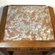 Chevet art deco chene et marbre