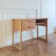 Renovated vintage desk, Scandinavian style, 1960s-70s.
