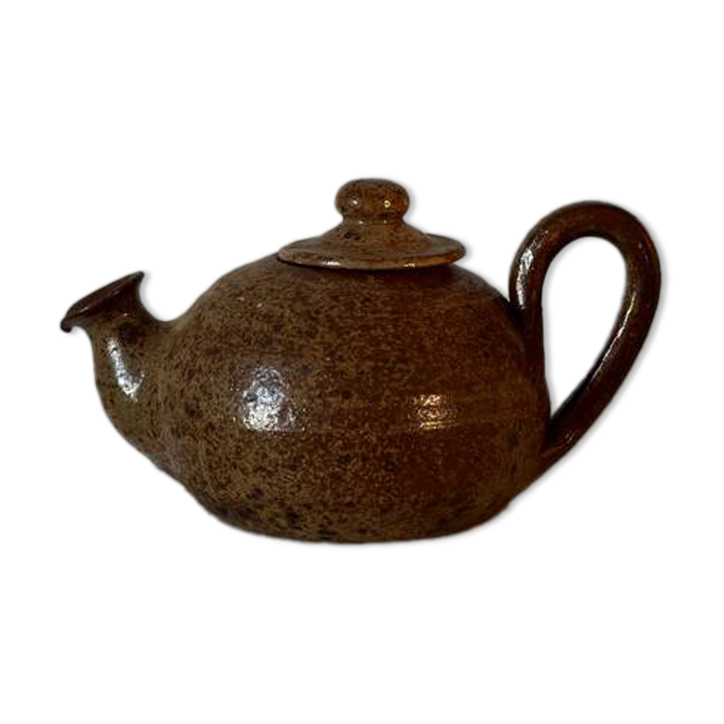 Speckled stoneware teapot 🫖