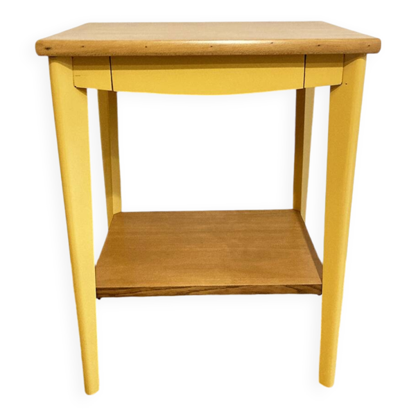 Table d'appoint, chevet 1 tiroir, 1950-1960
