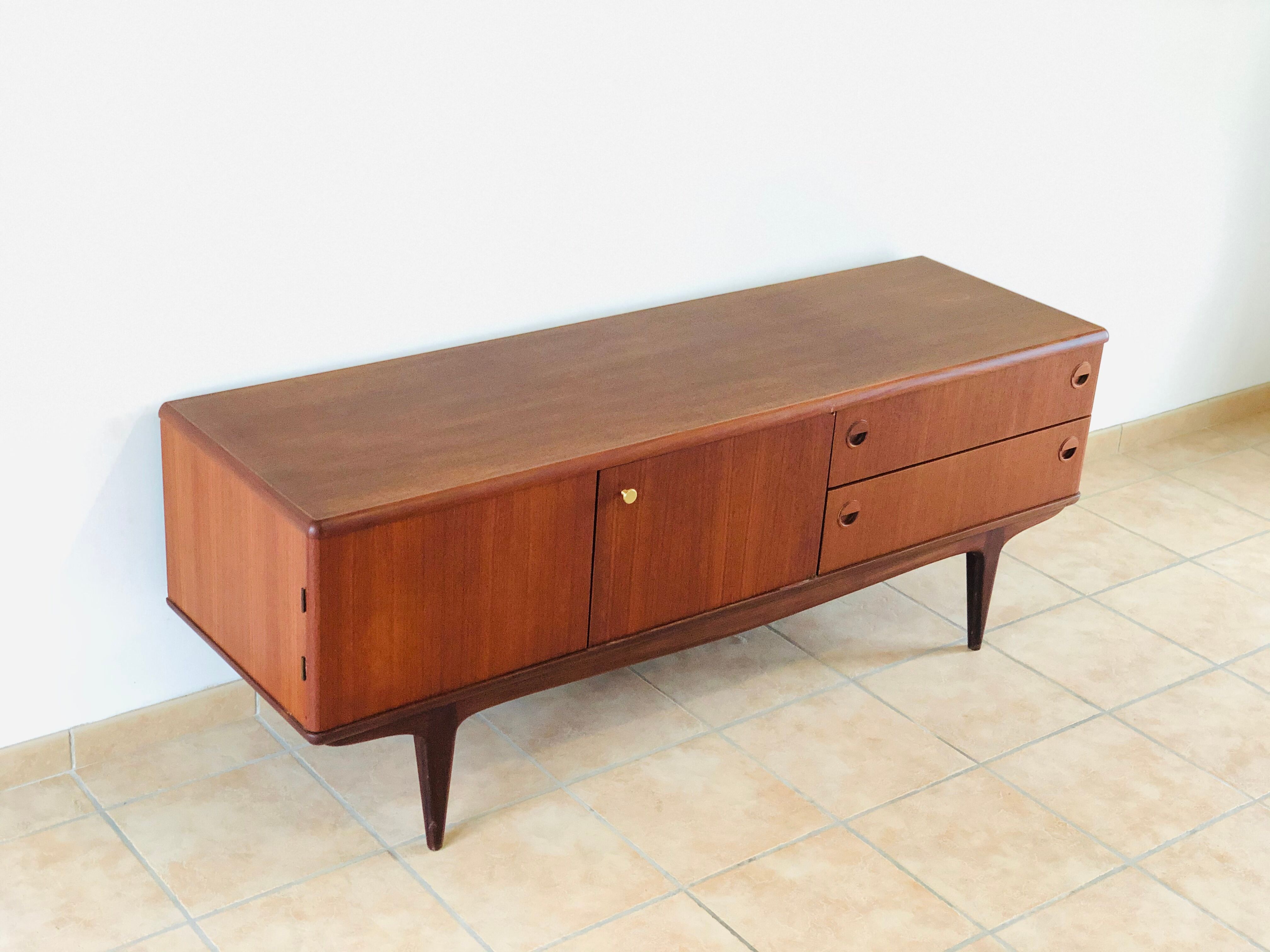 Enfilade scandinave en teck 1960