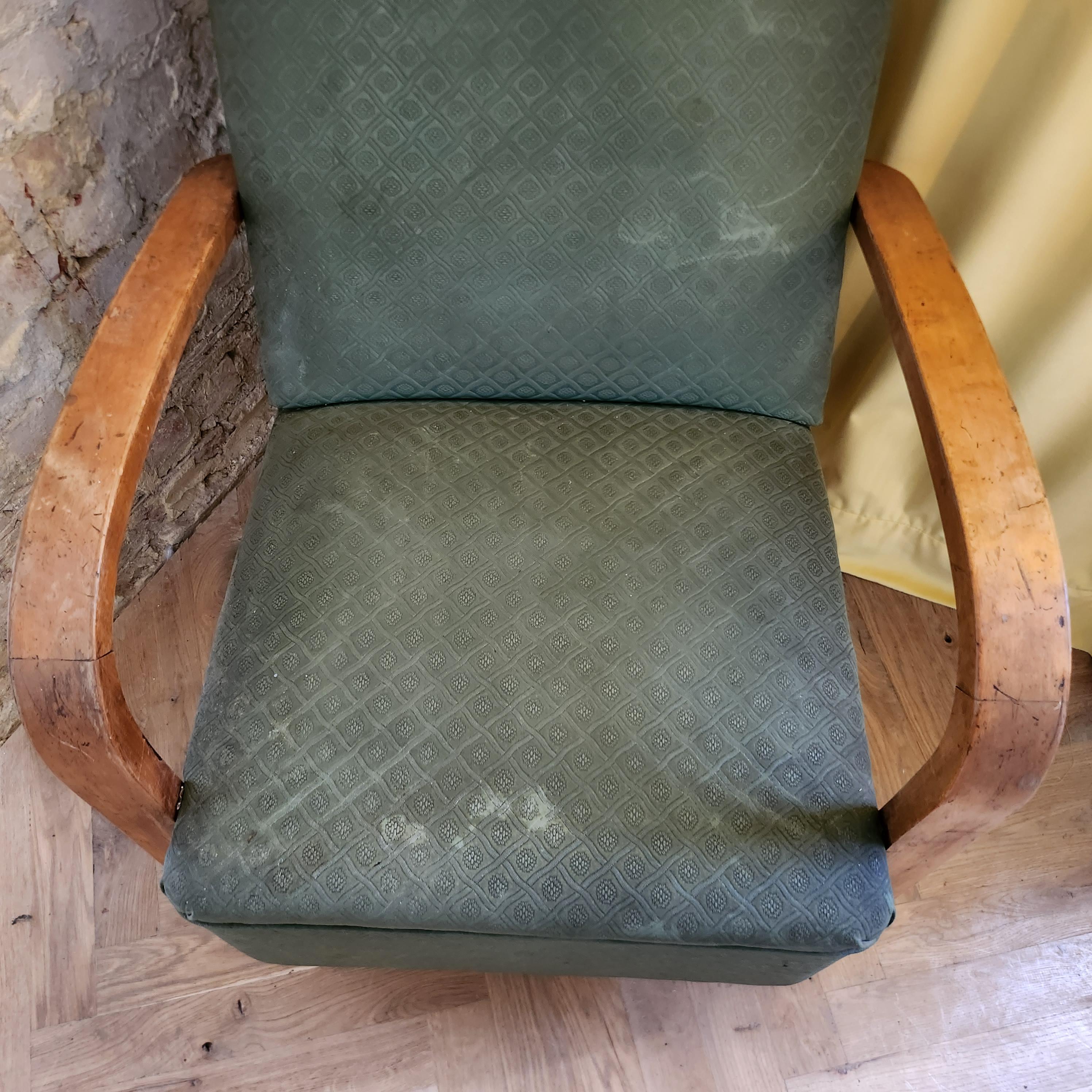 Fauteuil en bois courbé