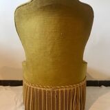 Toad armchair in gold velvet