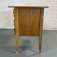 Bureau vintage en formica bois et métal