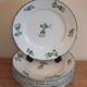 10 flat plates in Iron earth blueberry décor