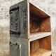 Industrial cabinet bookcase