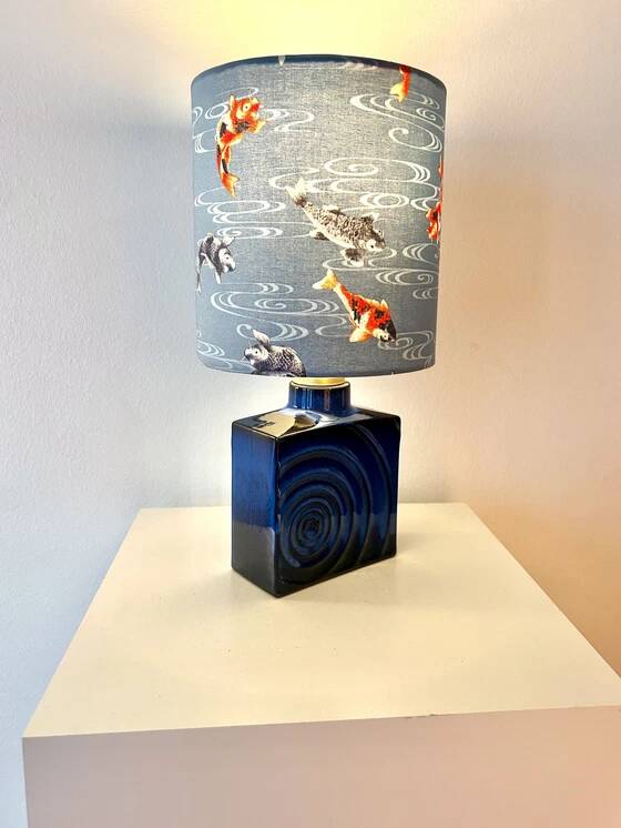 Table lamp without wire in vase by Cari Zalloni for Steuler