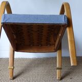 Vintage Steiner bow-wood armchair