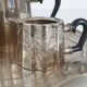 Art Deco silver metal coffee service