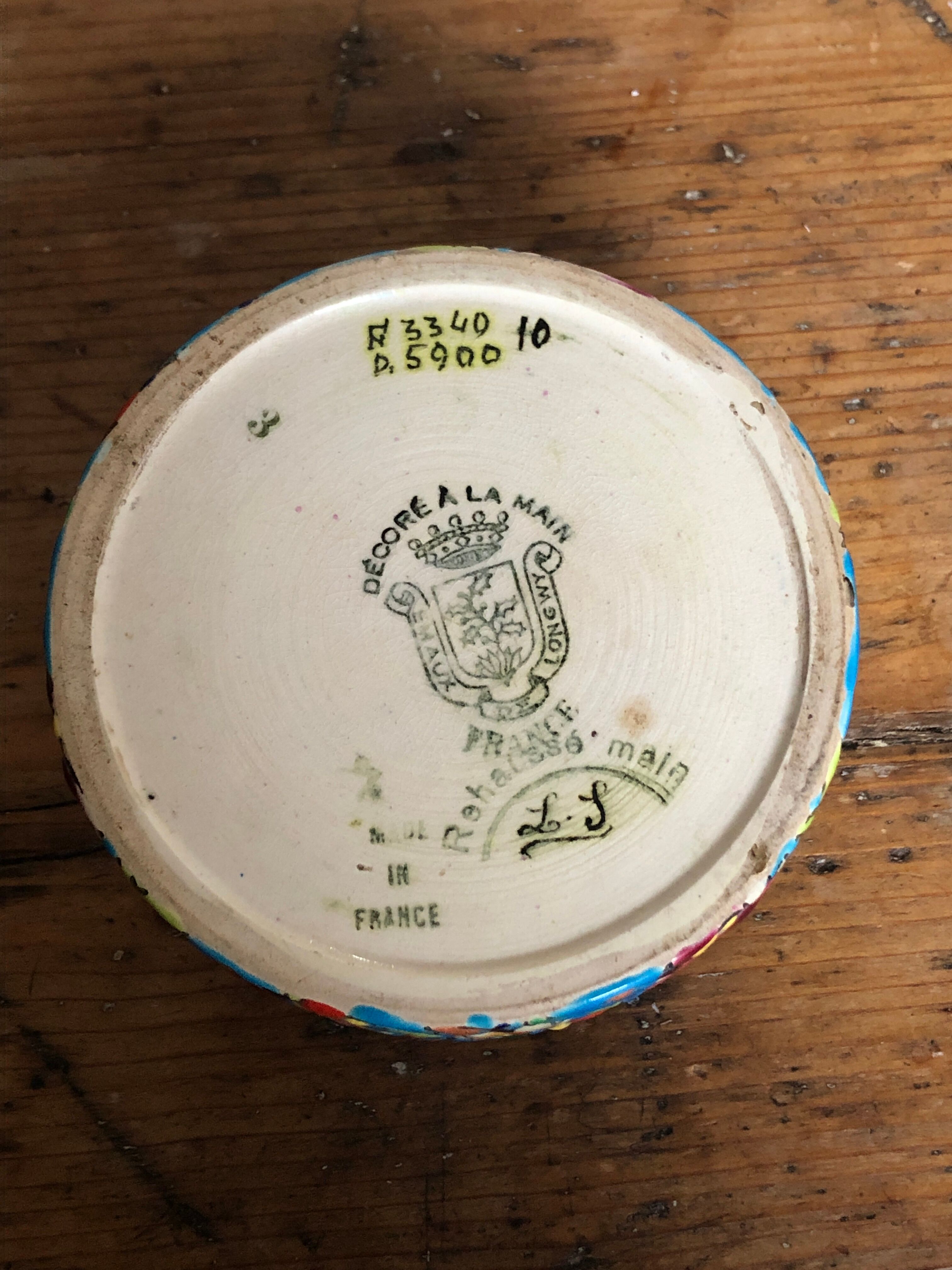 Longwy enamel caviar box