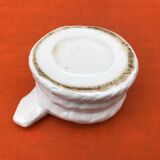 Planter / Decorative pot Snake shape White ceramic