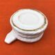 Planter / Decorative pot Snake shape White ceramic