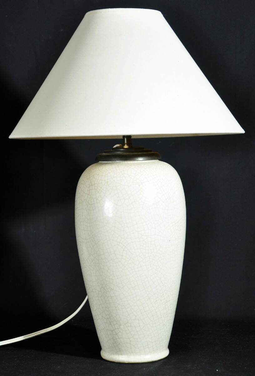 Ceramic lamp base by Étienne Noël, circa 1930