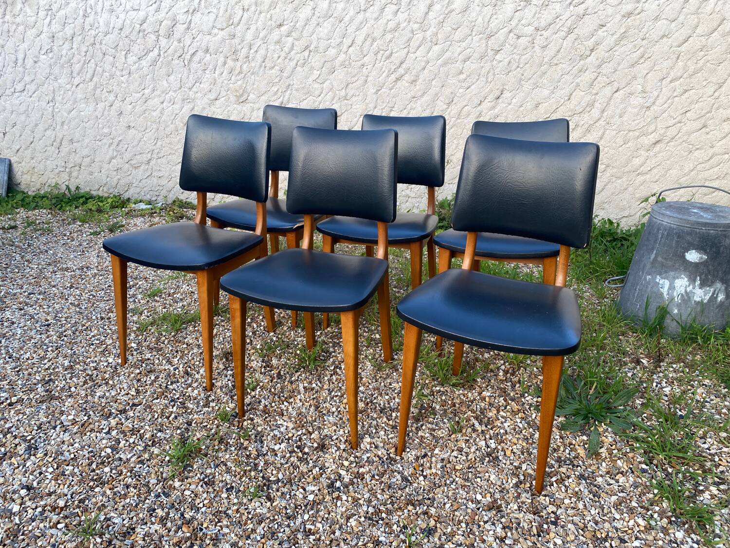 Set of 6 vintage chairs