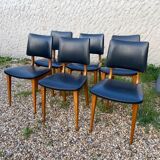 Set of 6 vintage chairs