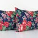 Set of 2 vintage Turkish cushion covers 56x41 cm
