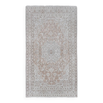 Vintage Turkish Oushak rug 115x203 cm
