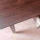 Table bureau ou table d’appoint art déco années 1930 vintage bois massif