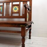 Indian bench, reversible folder