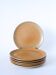 Set of 6 stoneware dessert plates, 1970 - 20.5 cm