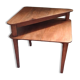Scandinavian wooden coffee table, side table from the 1960s-1970s.