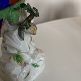 Perroquet en porcelaine de Saxe 19e signée