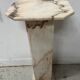Veined marble presentation column, 20th century.