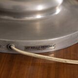 Vintage 1970s table lamp in metal and plexiglass by Vit Kellj