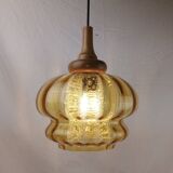 Vintage Scandinavian pendant light Orrefors – Carl Fagerlund Sweden, 1960s