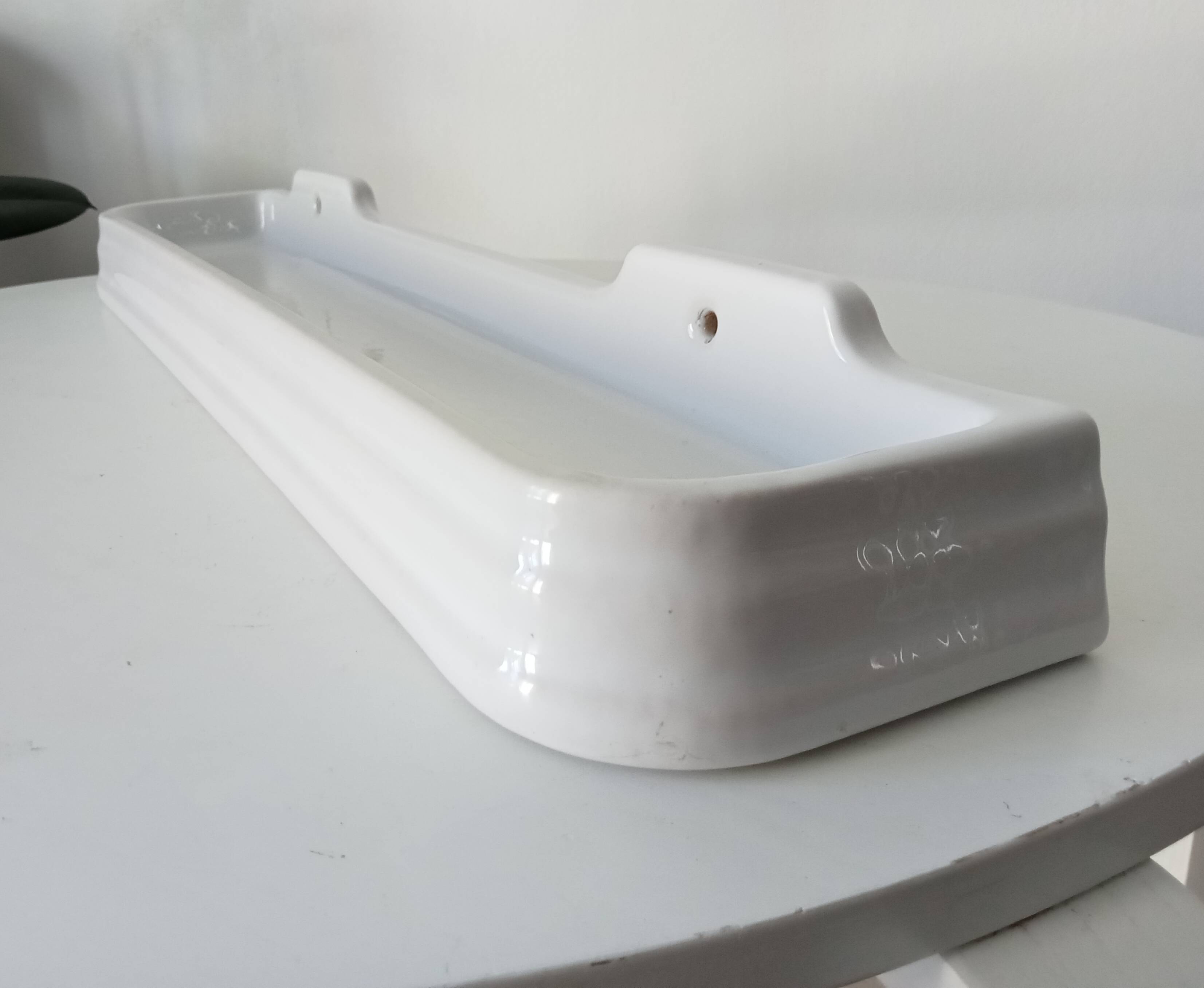 50s Art Deco Bathroom Wall Shelf