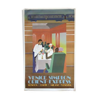 Original poster "Venice Simplon Orient-Express" Fix-Masseau 62x100cm 1981
